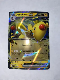 Pokemon Scarlet & Violet Black Star Promo - Ampharos ex SVP 016 - Image 1