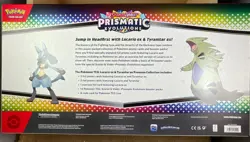Pokemon Prismatic Evolutions LUCARIO TYRANITAR Premium Collection Box NISB - Image 3