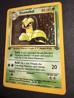 1st Edition Pokemon Victreebel Holo 14/64 Very Good Condition - Image 2