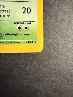 1st Edition Pokemon Victreebel Holo 14/64 Very Good Condition - Image 5