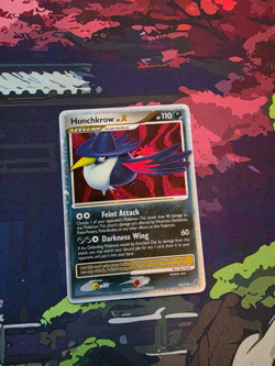Honchkrow LV.X Holo Ultra Rare Secret Wonders Pokemon TCG 132/132 LP - Image 1