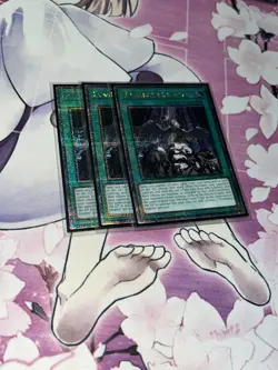 Yugioh! 3x NM-LP Forbidden Droplet RA01-EN064 (Quarter Century Secret) 1st Ed - Image 1