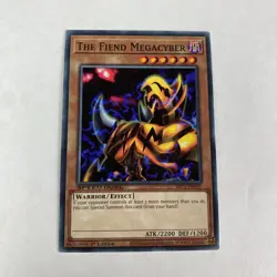 Yugioh The Fiend Megacyber SBC1-ENE07 Streets of Battle City 1st Edition Common - Image 1