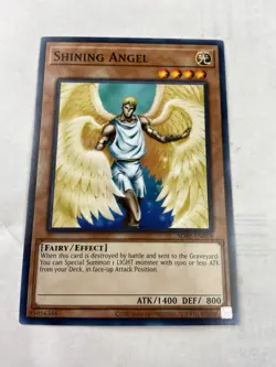 yugioh Shining Angel sdbe-en018 Saga Of Blue Eyes White Dragon Unlimited Common - Image 1