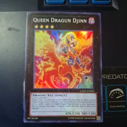 Yugioh Queen Dragun Djinn GAOV-EN049 Super Rare - Image 1