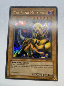 Yugioh The Fiend Megacyber Unlimited Ultra Rare PSV-100 HP - Image 1