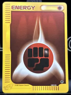 Fighting Energy 160/165 Non Holo Expedition Base Set Pokemon Trading Card TCG LP - Image 3