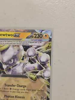 Pokemon Mewtwo EX Holo 58/182 - Paradox Rift NM - Double Rare Pokemon Card NM - Image 5