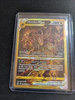 Pokemon Giratina VSTAR Crown Zenith Gold Full Art Card GG69/GG70 Near Mint - Image 3