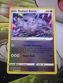 Radiant Eevee SWSH230 SWSH: Sword & Shield Promo Cards Holo - Image 1
