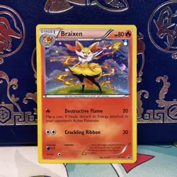 Pokemon TCG Cards Braixen XY161 Black Star Promo Holo BLEED NM 🩸 - Image 1