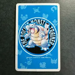 S2618 Drowzee 9 of Spades Blue Blastoise Deck Playing Poker Card Pokemon - Image 2
