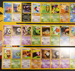 LP/NM (1st edition)COMPLETE Pokemon NEO DISCOVERY Set 39-Card UNCOMMON/COMMON ed - Image 2