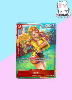 One Piece Card Game Nami Parallel ST21-009 Starter Deck Karte TCG Anime Manga - Image 1