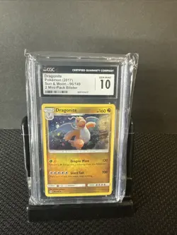 Pokemon Card TCG - Dragonite 96/149 Cosmos Holo Promo Sun & Moon CGC Pristine 10 - Image 1