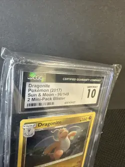 Pokemon Card TCG - Dragonite 96/149 Cosmos Holo Promo Sun & Moon CGC Pristine 10 - Image 3