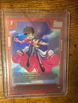 Videl FB08-019 Alternate Art Saiyan's Pride Dragon Ball English Card Fusion Worl - Image 3