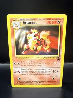 Pokemon Card - Arcanine WoTC Black Star Promo 6 Non Holo J - Image 1