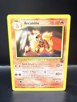 Pokemon Card - Arcanine WoTC Black Star Promo 6 Non Holo J - Image 2