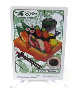 Oishii Food Token Sushi 2012 FOIL Secret Lair NM / M - Image 1