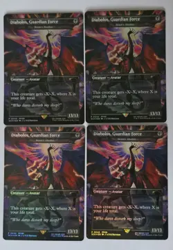 MTG Diabolos, Guardian Force Final Fantasy Foil Promo New 0040 Rare - Image 1