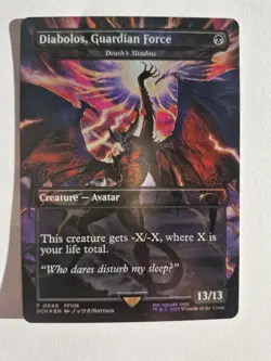 MTG Diabolos, Guardian Force Final Fantasy Foil Promo New 0040 Rare - Image 2