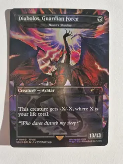 MTG Diabolos, Guardian Force Final Fantasy Foil Promo New 0040 Rare - Image 3