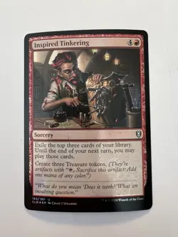 Inspired Tinkering - FOIL - MTG Commander Legends: Battle for Baldur's Gate- NM - Image 1