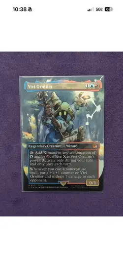 MTG Magic: The Gathering Final Fantasy Vivi Ornitier (Borderless) Foil 0321 FIN - Image 1