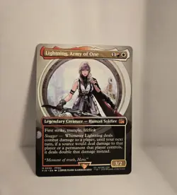 Lightning, Army of One (0320) (Borderless) Final Fantasy, MTG - Image 2