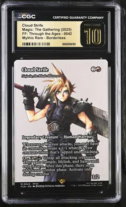NAJEELA, THE BLADE-BLOSSOM Final Fantasy Cloud Strife Mythic CGC Pristine 10 MTG - Image 1