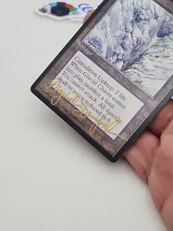 MTG Signed Glacial Chasm Liz Danforth 90's Elizabeth Signature Ice Age *CCGHouse - Image 4