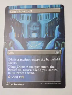MTG - Dimir Aqueduct Borderless - Double Masters 2022 - Image 1