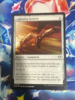 Magic The Gathering Lightning Greaves #398 (NM) Commander Masters CMM MTG - Image 1