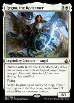 1x Regna, the Redeemer - Foil NM-Mint, English Battlebond MTG Magic - Image 1