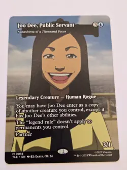MTG Joo Dee, Public Servant (Borderless) Mythic MTG Avatar Eternal-Legal - Image 1