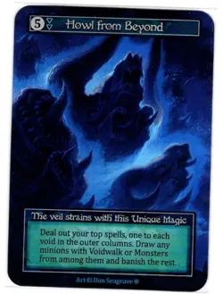 Sorcery Contested Realm, UNIQUE FOIL Howl from Beyond, Pack Fresh Mint, Gothic - Image 1