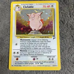 Pokemon TCG Base Set 2 Nidoqueen Clefable Gyarados Holo Rare Bundle MP-HP - Image 4