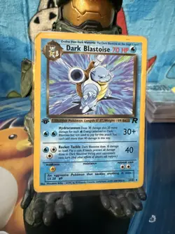 Dark Blastoise 1st Edition No. 20/82 Non Holo Pokemon Team Rocket MP - Image 2
