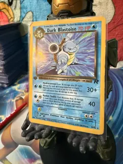 Dark Blastoise 1st Edition No. 20/82 Non Holo Pokemon Team Rocket MP - Image 3