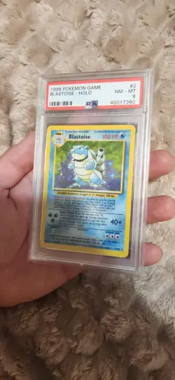 1999 Pokemon Base Set 2/102 Blastoise Holo PSA 8 Near Mint - Mint - Image 1