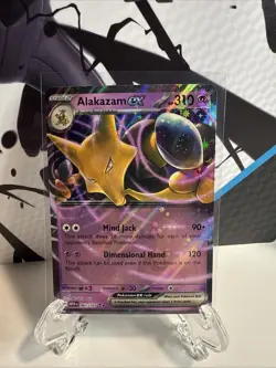 Pokemon 151 Alakazam Ex 65/165 Pokemon TCG Double Rare Holo Scarlet & Violet NM - Image 1