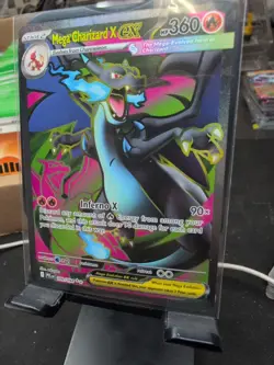 Mega Charizard x Ex 109/094 English Pokemon TCG Full Art Secret Rare NM - Image 2
