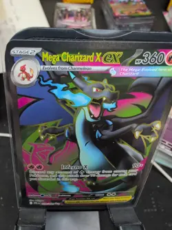 Mega Charizard x Ex 109/094 English Pokemon TCG Full Art Secret Rare NM - Image 4