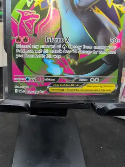 Mega Charizard x Ex 109/094 English Pokemon TCG Full Art Secret Rare NM - Image 5