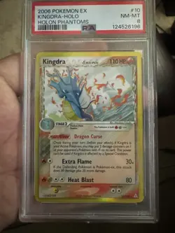 Pokemon Kingdra 2006 EX Delta Species Holon Phantoms Holo Rare #10 PSA 8 - Image 1