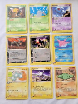Pokemon e-Reader 9 Lot, C/U, Rares! Wobbuffet, Nincada, Ninjask, Houndoom (MP) - Image 1