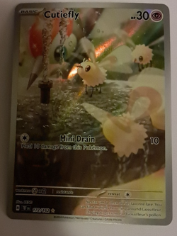 Cutiefly 172/162 Illustration Rare NM/M Pokemon Scarlet Violet Temporal Forces - Image 1