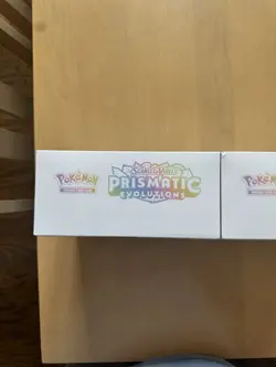 2X Sealed PRISMATIC EVOLUTIONS Pokemon Center Exclusive ETB Elite Trainer Box - Image 2