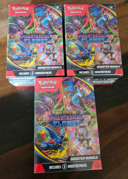 Pokemon Mega Evolution Phantasmal Flames Sealed Booster Bundle Boxes LOT OF 3 - Image 1
